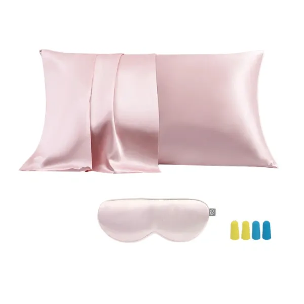 promeed silk pillowcase with eye mask