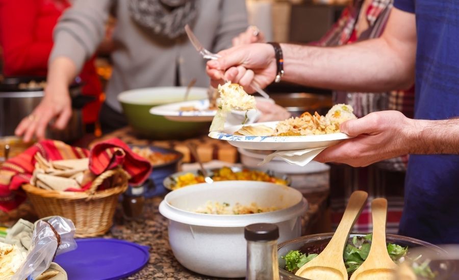 overeating during holidays